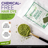 Natural Indigo Powder for Hair Color  1 Kg Pack